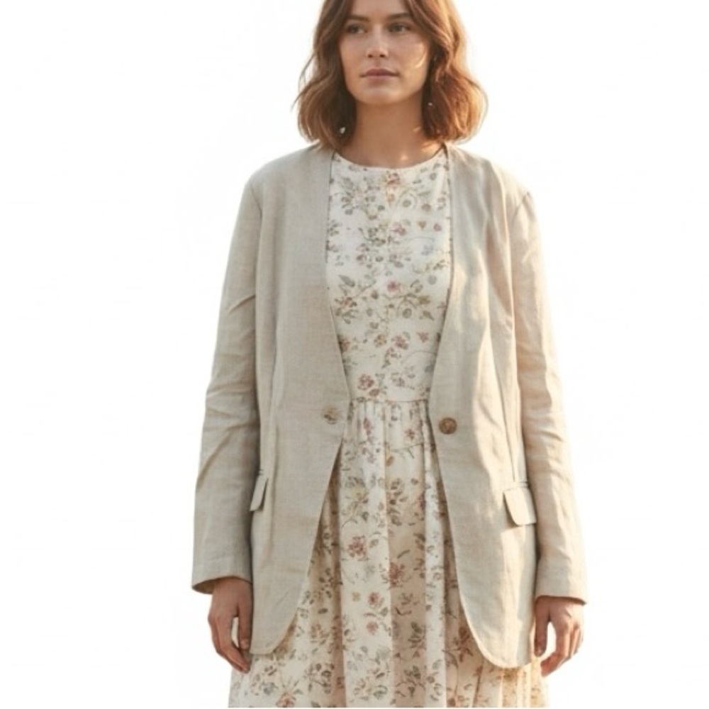 LINEN BLAZER GRAE COVE